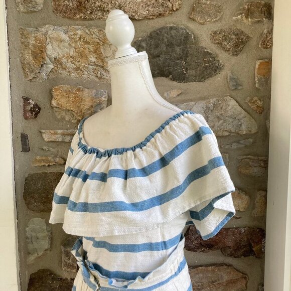 MARA HOFFMAN NOVELTY STRIPE RUFFLE SHORT AND TOP SET MSRP $335.00 Women’s XS - Picture 7 of 12